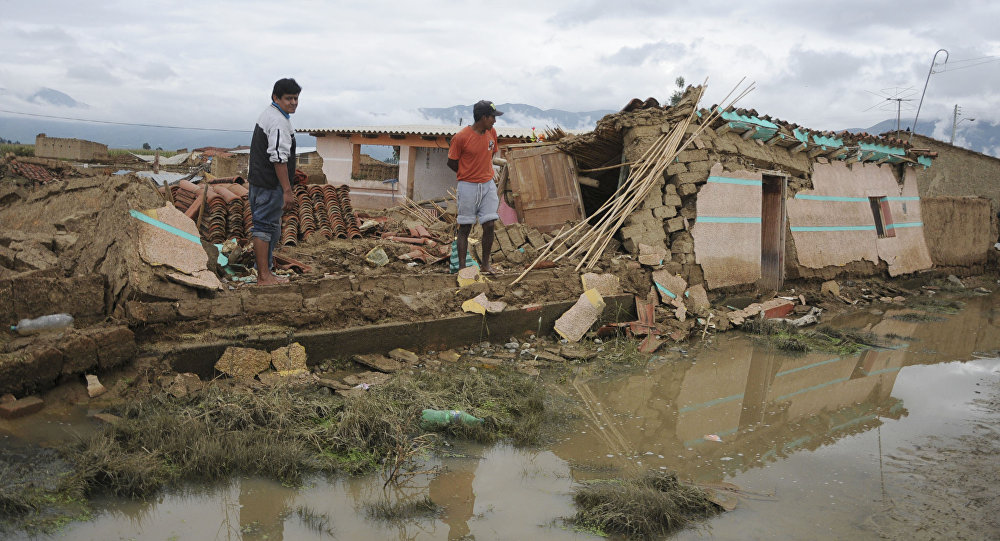 Unas 12.000 familias, en siete departamentos del país, se encuentra afectadas por las intensas lluvias.