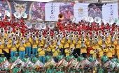 More than 6,000 musicians clad in red, yellow and green shirts in honor of the Bolivian flag wowed the crowds at the XVII Oruro Band Festival.