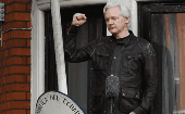 Desde 2012 Assange tiene una orden de captura que le impide salir de su refugio en la embajada de Ecuador en Londres.