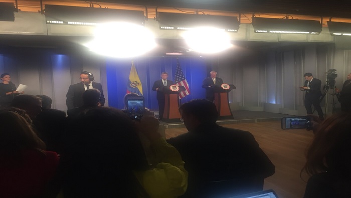El presidente Santos dijo que EE.UU. y Colombia comparten intereses para la región latinoamericana.
