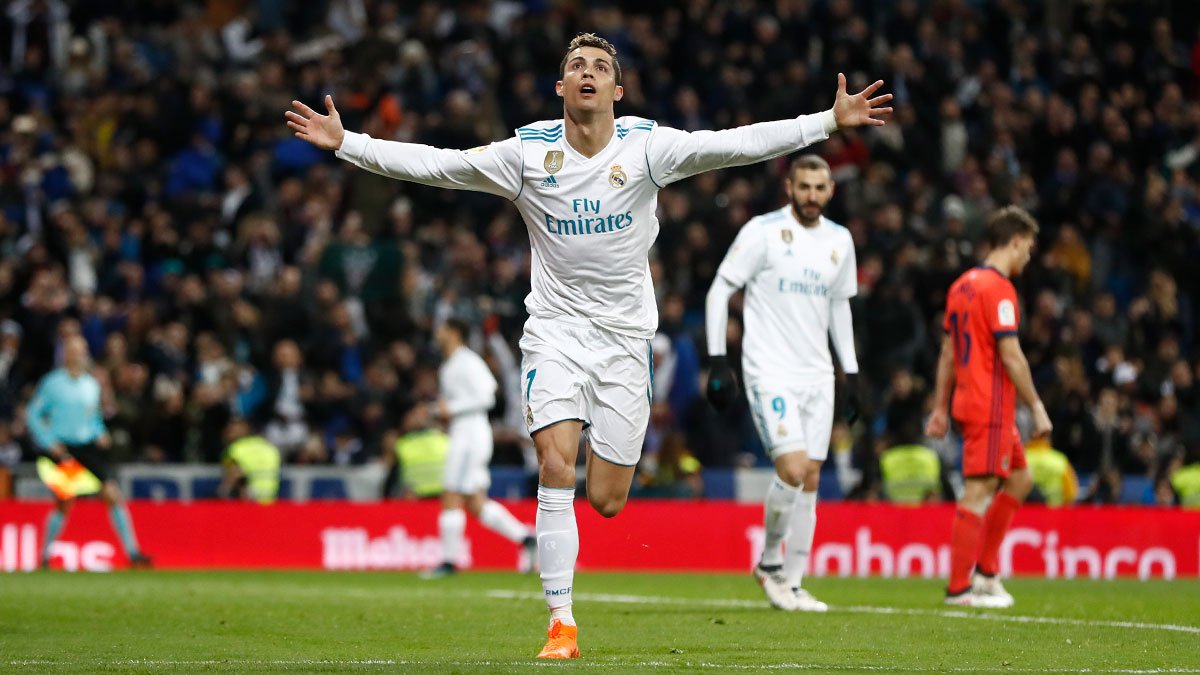 El portugués Cristiano Ronaldo ejecutó un hat trick durante la jornada 23 de la Liga Española.