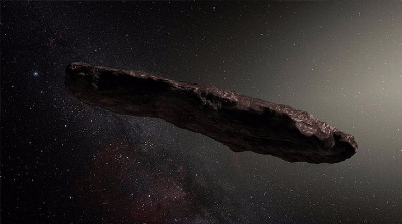 Según los primeros informes, el asteroide tiene un color rojizo oscuro.