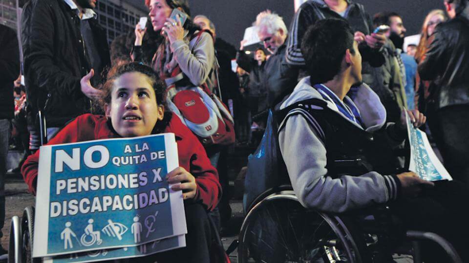 El Gobierno de Macri atenta contra el derecho a las pensiones de los discapacitados