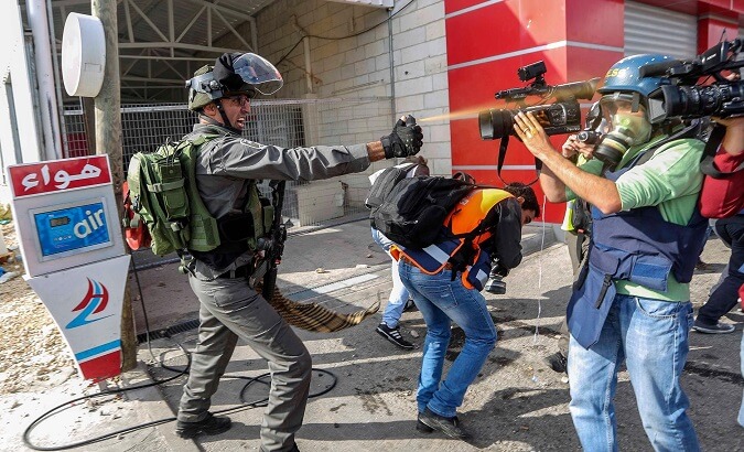 Attacks on reporters have increased since Trump declared Jerusalem as Israeli capital.