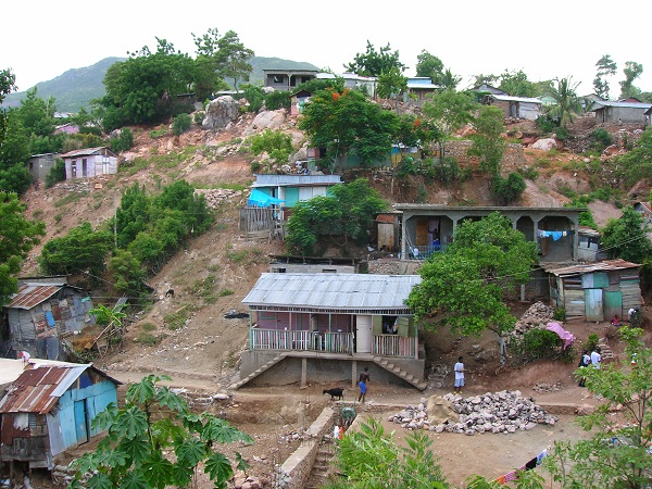 A shanty town in Haiti, one of the many locations across Latin America and the Caribbean that are still plagued by poverty.