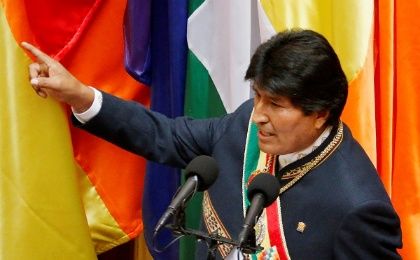 An emergency meeting must be called by Unasur to reinforce the sovereignty of Venezuela's people, said Bolivian President Evo Morales.