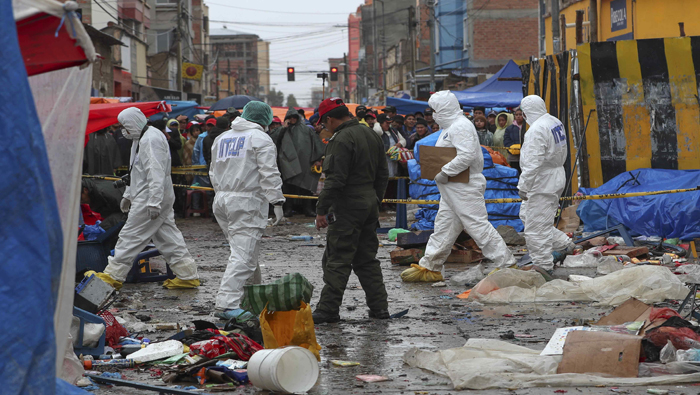 El 11 de febrero las autoridades estuvieron en Oruro también por un estallido.