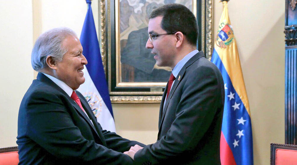 Venezuela y El Salvador estrecharon lazos de cooperación entre ambas naciones.