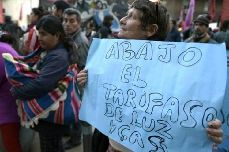 La mayoría de los argentinas se oponen a los recientes incrementos al gas y otros servicios