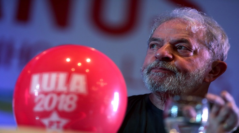 El expresidente brasileño Luiz Inácio Lula Da Silva participó en el evento del 38 aniversario del Partido de Trabajadores, luego de reafirmar su candidatura con su partido del cual es líder y fundador. 