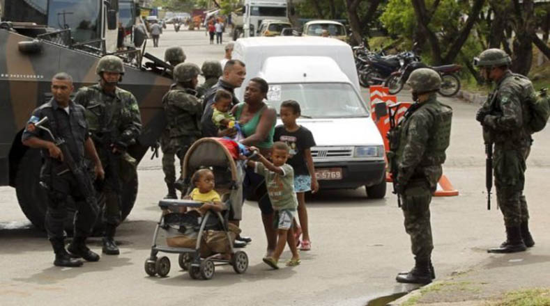 En 2017, hubo 6.371 homicidios dolosos en Río a pesar de que en esa oportunidad desplegaron a 8.500 militares. 