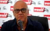 "Sectores de oposición alineados con la abstención pretenden alentar un nuevo escenario violento en el país", advirtió Jorge Rodríguez.