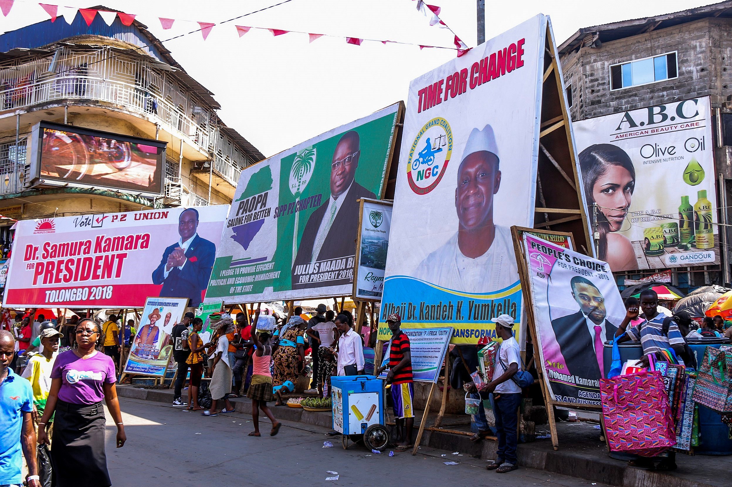 La calma reina en Sierra Leona previo a la jornada electoral.