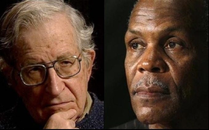 Noam Chomsky and Danny Glover are among the 154 activists who signed the open letter.