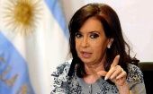 "Hoy las tarifas están por las nubes y la crisis energética la están provocando ellos", lamentó la expresidenta argentina.