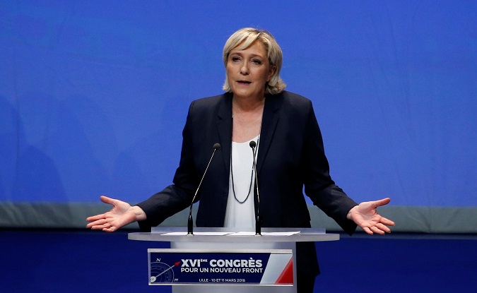Marine Le Pen has proposed changing her party's name to the 'National Union' after a party that collaborated with the Nazis during World War Two.