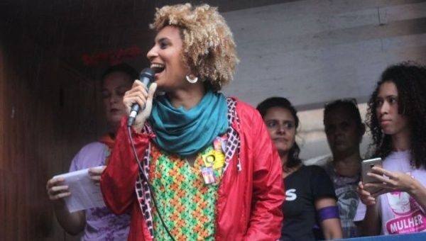 Marielle Franco, a Black activist and city councilwoman in Rio de Janeiro, was assassinated on her way home last night.
