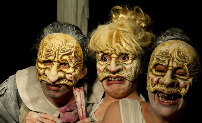 A play by the Mask Lab at this year's festival.