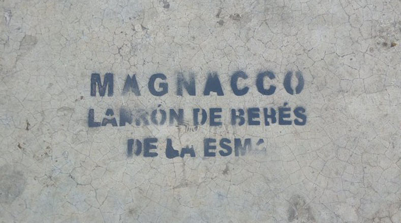 Magnacco fue el partero de Escuela de Mecánica de la Armada (ESMA) durante la última dictadura cívico- militar de Argentina.