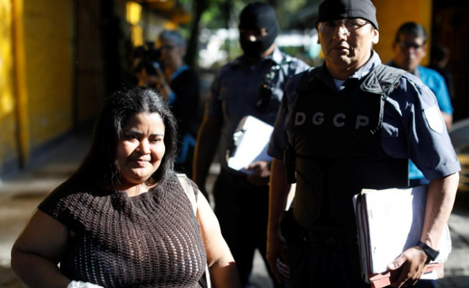 Figueroa Marroquín was released from the prison Tuesday after the Ministry of Justice commuted her sentence. 