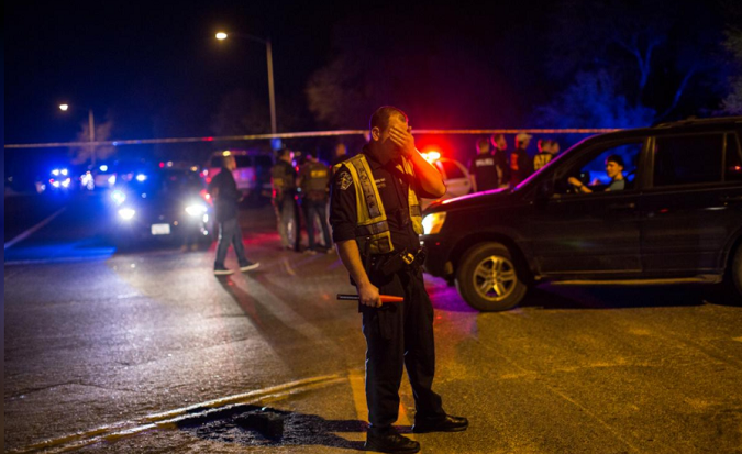 Police maintain a cordon near the site of an incident reported as an explosion in southwest Austin, Texas, U.S.