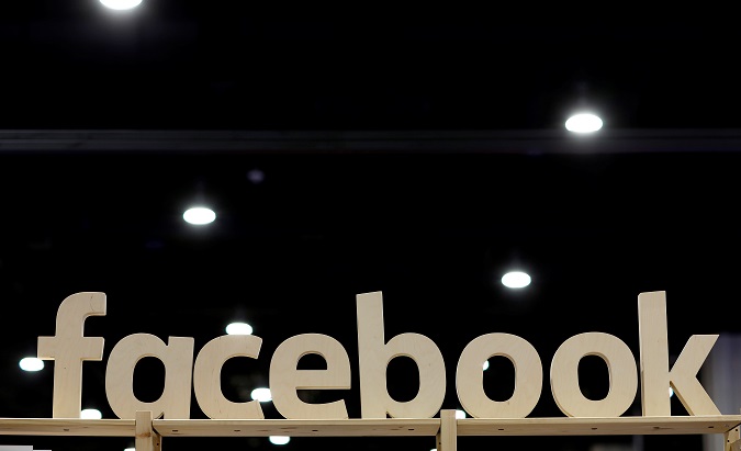 A Facebook sign is displayed at the Conservative Political Action Conference (CPAC) at National Harbor, Maryland, U.S., February 23, 2018