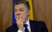 El presidente de Colombia, Juan Manuel Santos, expresó su solidaridad con los familiares de las víctimas del atentado. 