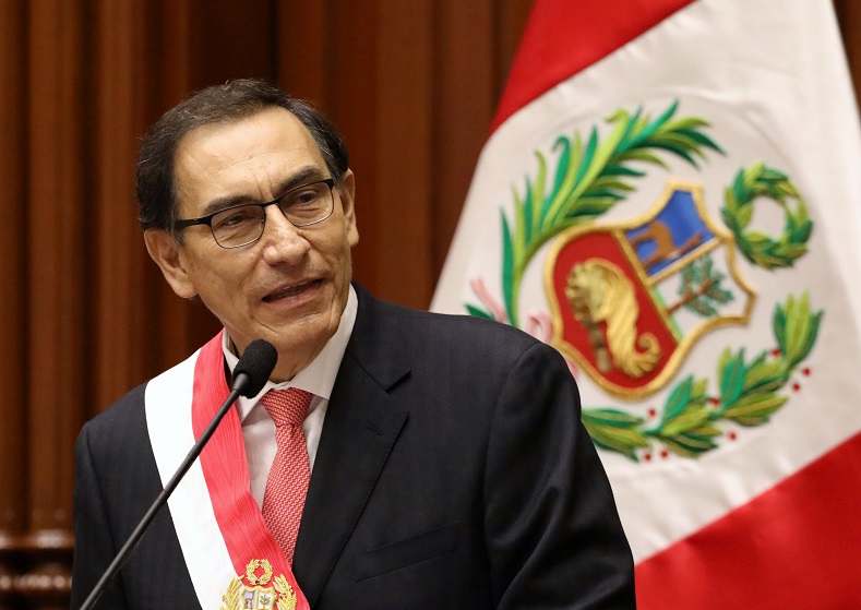 Vizcarra said the time has come to combat instability and institutional anxiety, and that Peru will overcome these trials and build a better future founded on independence and responsibility.
