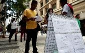 La población desocupada en Brasil es de 13,1 millones de personas. 
