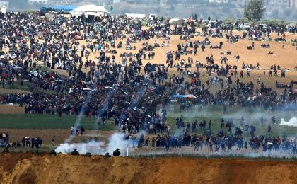 Está previsto que las protestas se prolonguen hasta mediados de mayo, coincidiendo con el día de la Nakba, cuando se estableció el Estado de Israel.