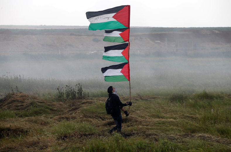 Thousands of Palestinians came to the border of Gaza to protest on Land Day, which commemorates March 30, 1976, when six unarmed Palestinians were killed by Israeli forces.