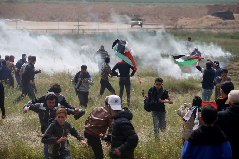 Hamas leader Ismail Haniyeh spoke at one tent encampment on Friday, saying that Gazans were demanding a 