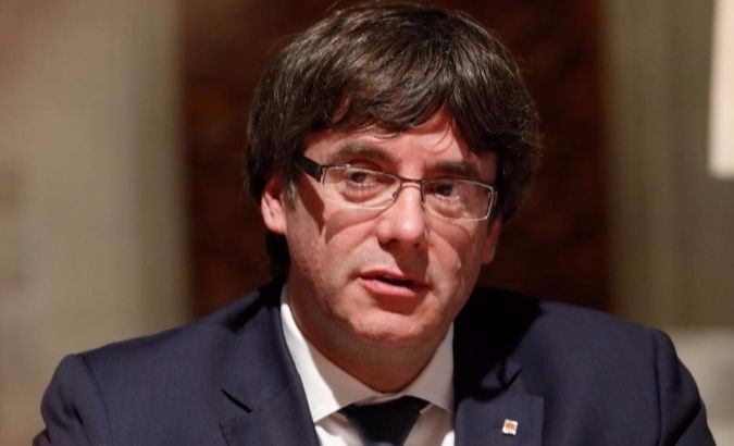 Puigdemont faces up to 25 years behind bars if extradited.
