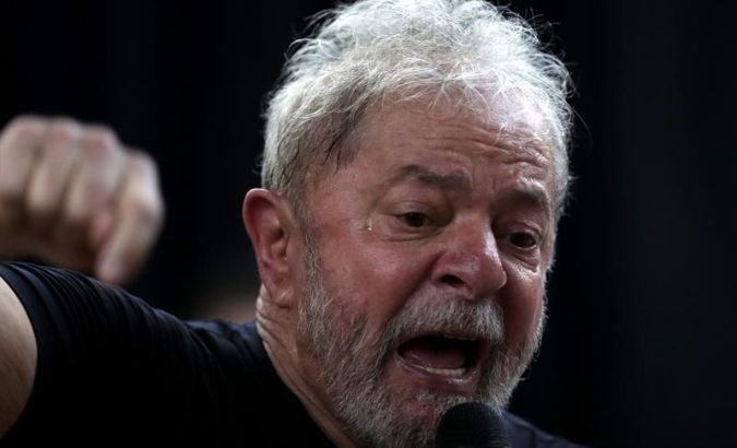 Foremr Brazilian President Luiz Inacio Lula da Silva