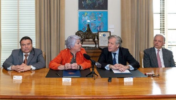 OAS Secretary General Luis Almagro vowed to contribute to ''strengthening the electoral processes.