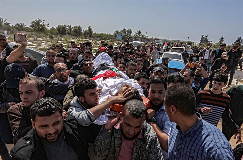 Al menos 30 palestinos han muerto desde el 30 de marzo debido a los disparos  de las fuerzas israelíes.