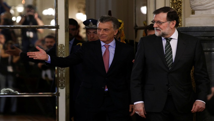 Macri aseveró este martes que las políticas económicas de Rajoy en España son 