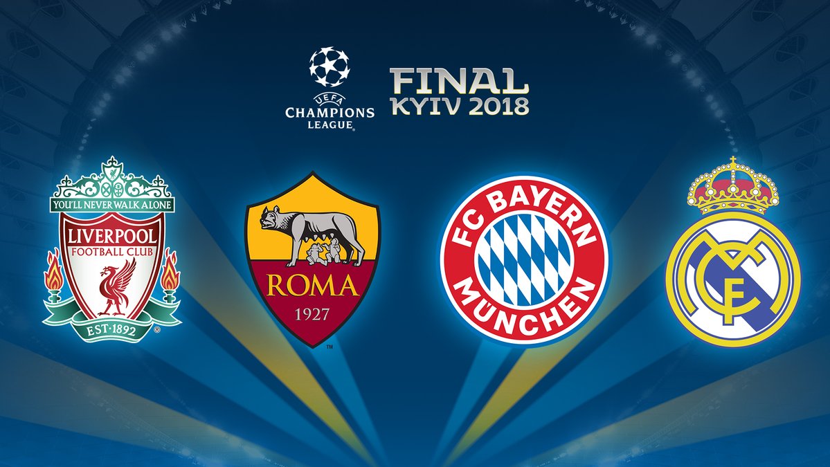 Estos son los cuatro equipos que se mediran en la semifinales de la Champions League