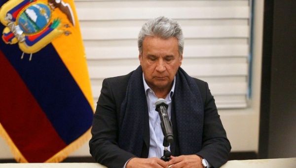 Moreno said state security operations will resume in the north border and announces the Colombian officials were in the country to help coordinate éfforts.