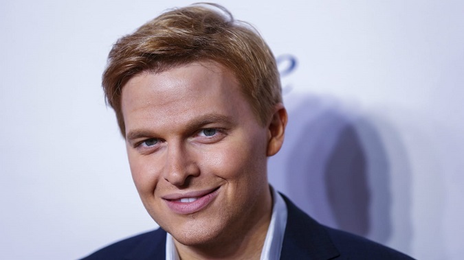 Television personality Ronan Farrow arrives for the opening night of the Women in the World summit in New York April 22, 2015.