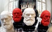Homenaje al intelectual alemán Karl Marx