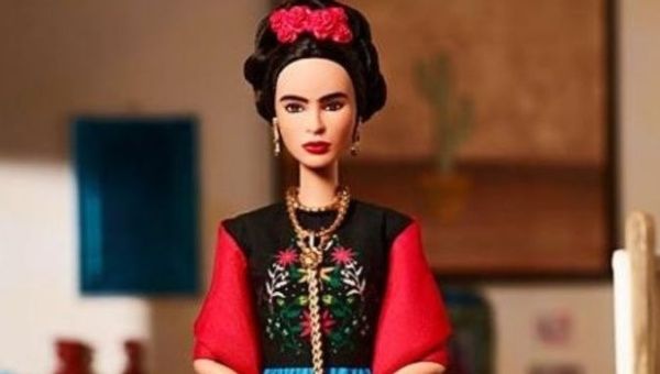 Barbie's Frida Kahlo doll.