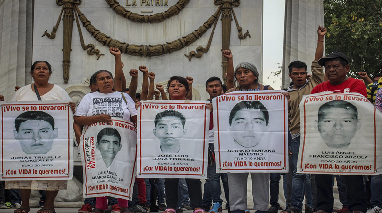 Desde septiembre de 2014, los 43 estudiantes de Ayotzinapa se encuentran desaparecidos.