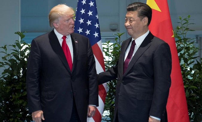 U.S. President Donald Trump (L) with his Chinese counterpart Xi Jinping.