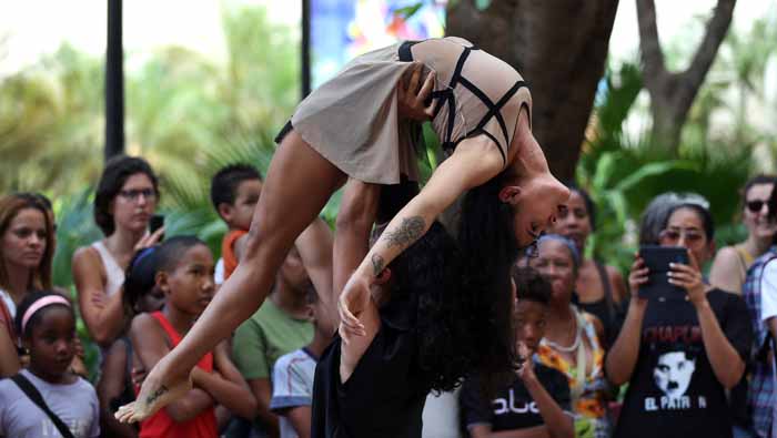 La Habana también albergó este mes el Festival Internacional de Danza en Paisajes Urbanos.