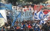 Los sindicatos argentinos invitan a todas las organizaciones para que marchen a favor de los derechos laborales.