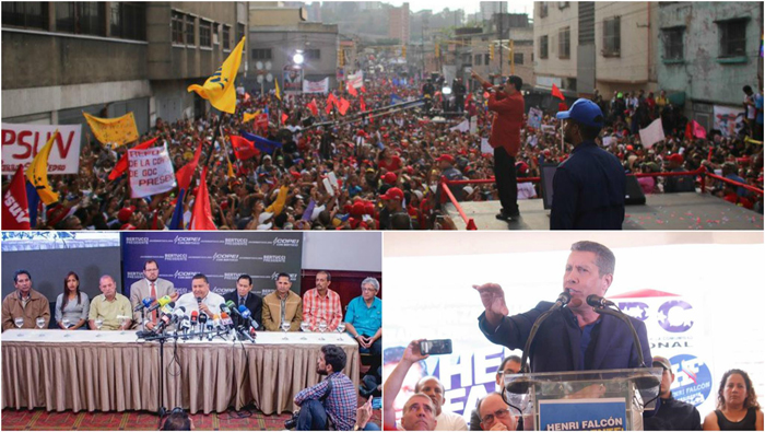 Los postulados a la Presidencia venezolana instaron a una masiva participación en las urnas electorales el próximo 20 de mayo.