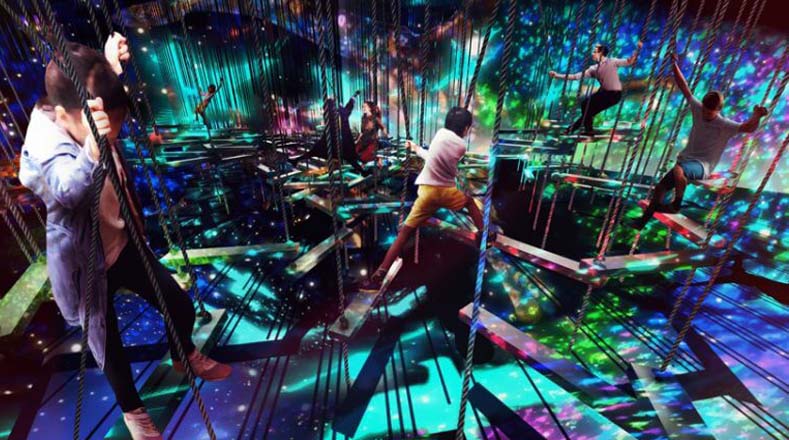 El Museo digital en Tokio muestra el universo y la naturaleza
