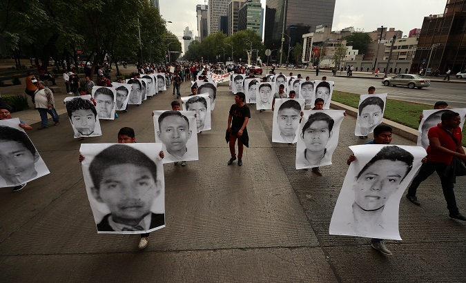The Mexican government claims rogue police officers apprehended the 43 students and handed them over to a cartel.