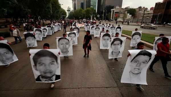 The Mexican government claims rogue police officers apprehended the 43 students and handed them over to a cartel.